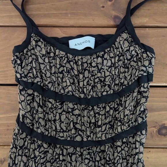 Anemos Gaia Dress - Floral Pleated Midi Dress - Picture 2 of 4